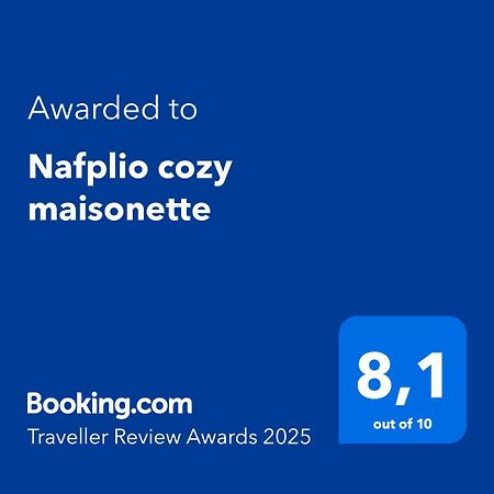 Nafplio Cozy Maisonette Dış mekan fotoğraf
