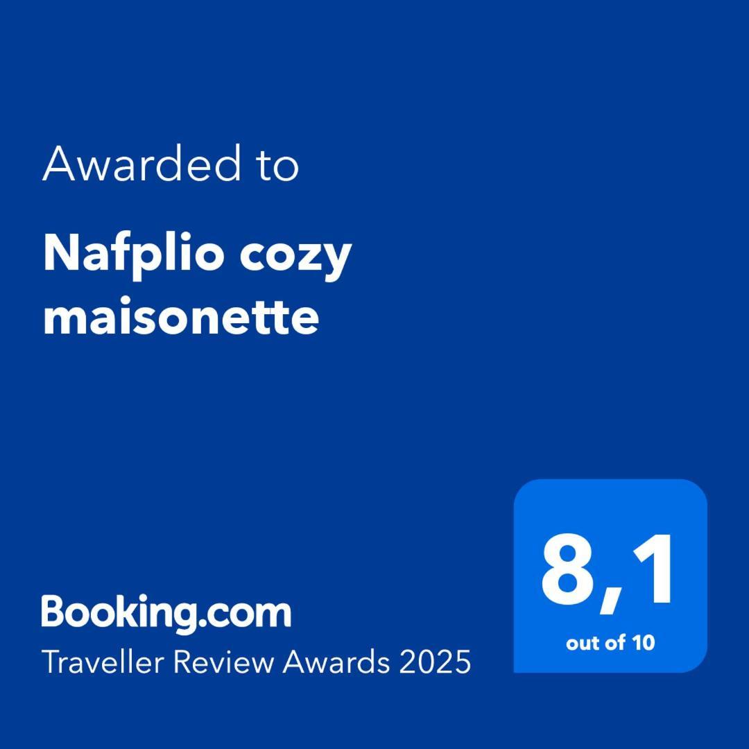 Nafplio Cozy Maisonette Dış mekan fotoğraf